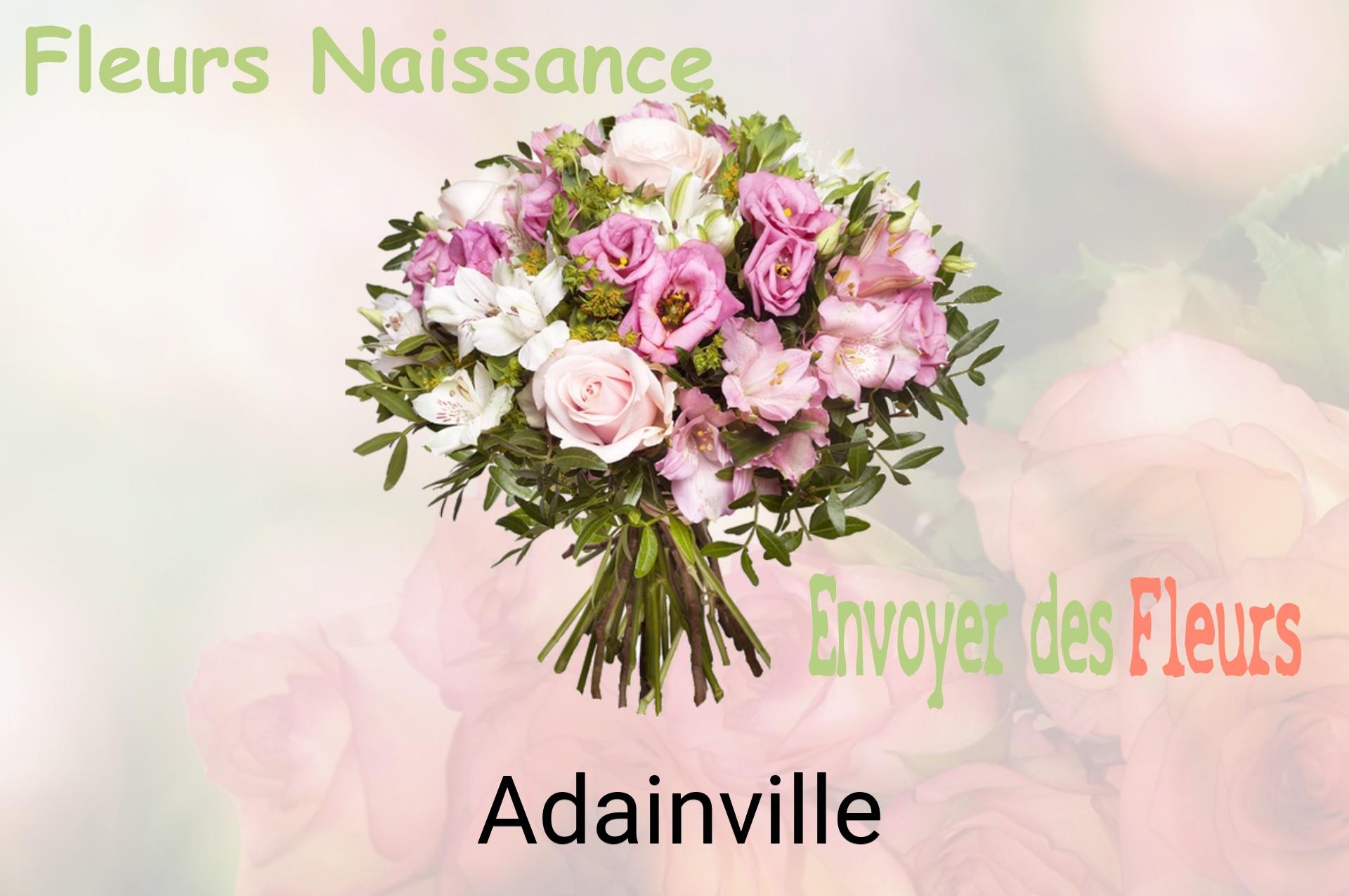 Bouquet de fleurs de naissance livré à Adainville